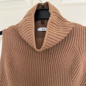 Vince Sleeveless Turtleneck Sweater